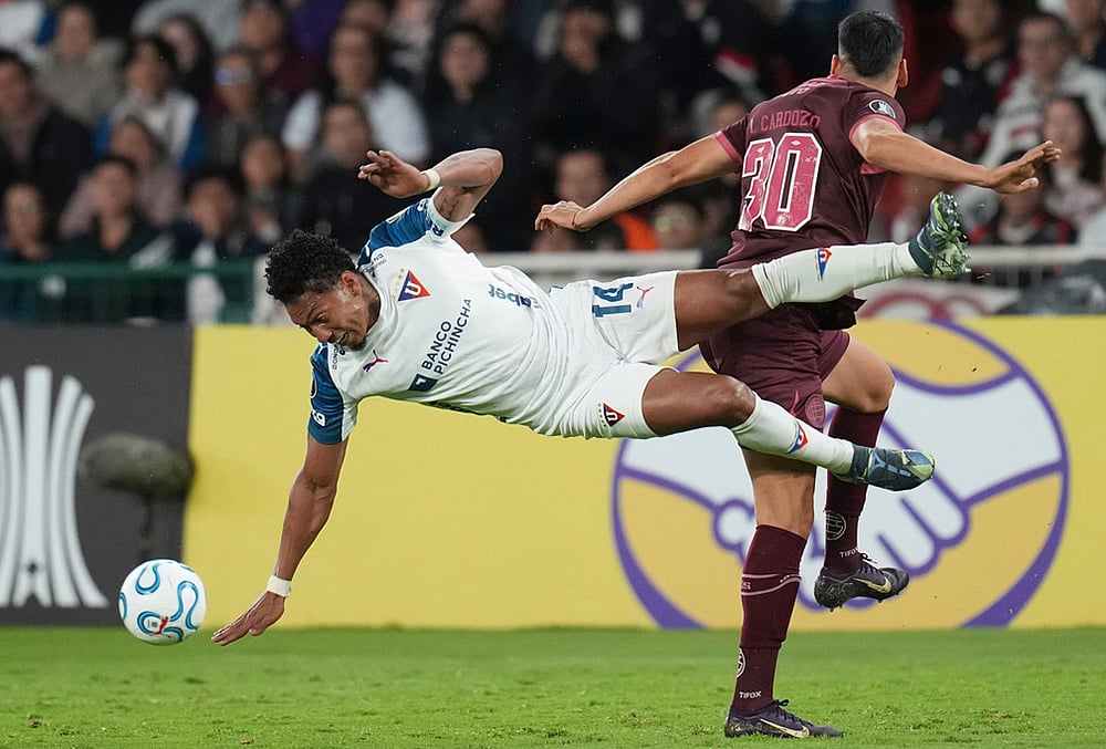LDU Quito Vs Lanus Copa Libertadores match highlights-Jose Quintero
