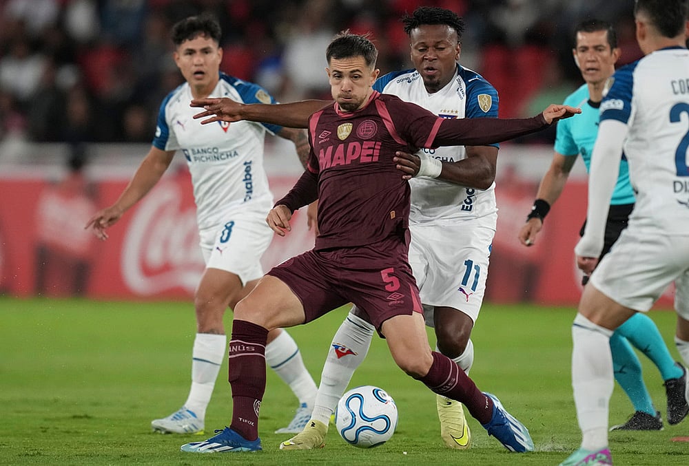 LDU Quito Vs Lanus Copa Libertadores match highlights-Felipe Pena