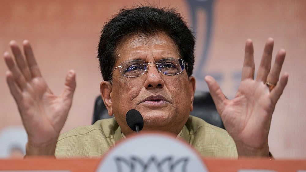 Union Commerce and Industry Minister Piyush Goyal.  - | Photo: PTI/Kamal Kishore