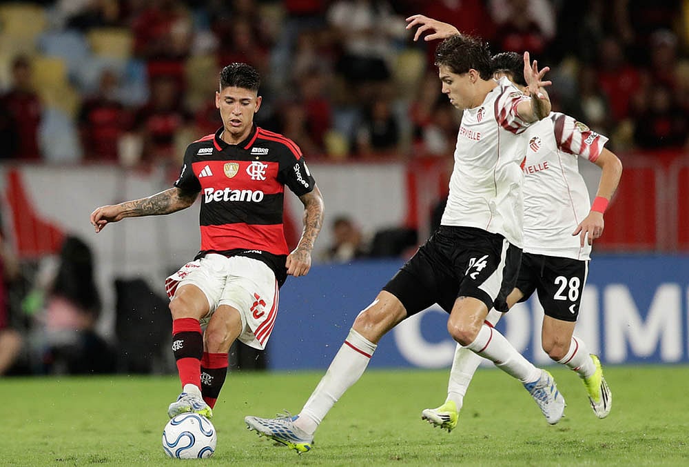 Flamengo Vs Estudiantes Copa Libertadores match highlights-Jorge Carrascal
