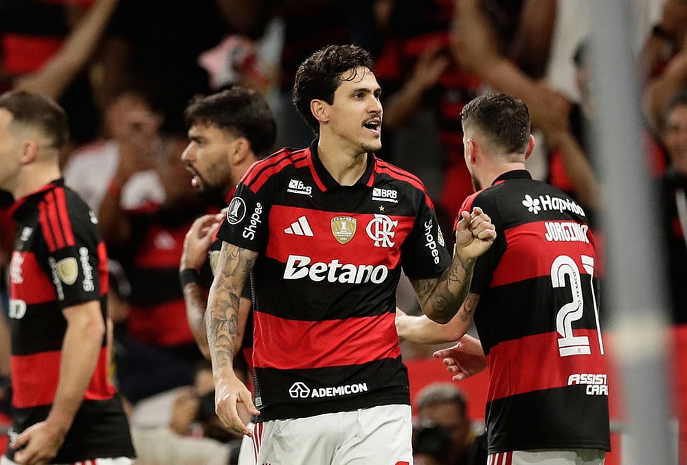 Flamengo Vs Estudiantes Copa Libertadores match highlights-Pedro 