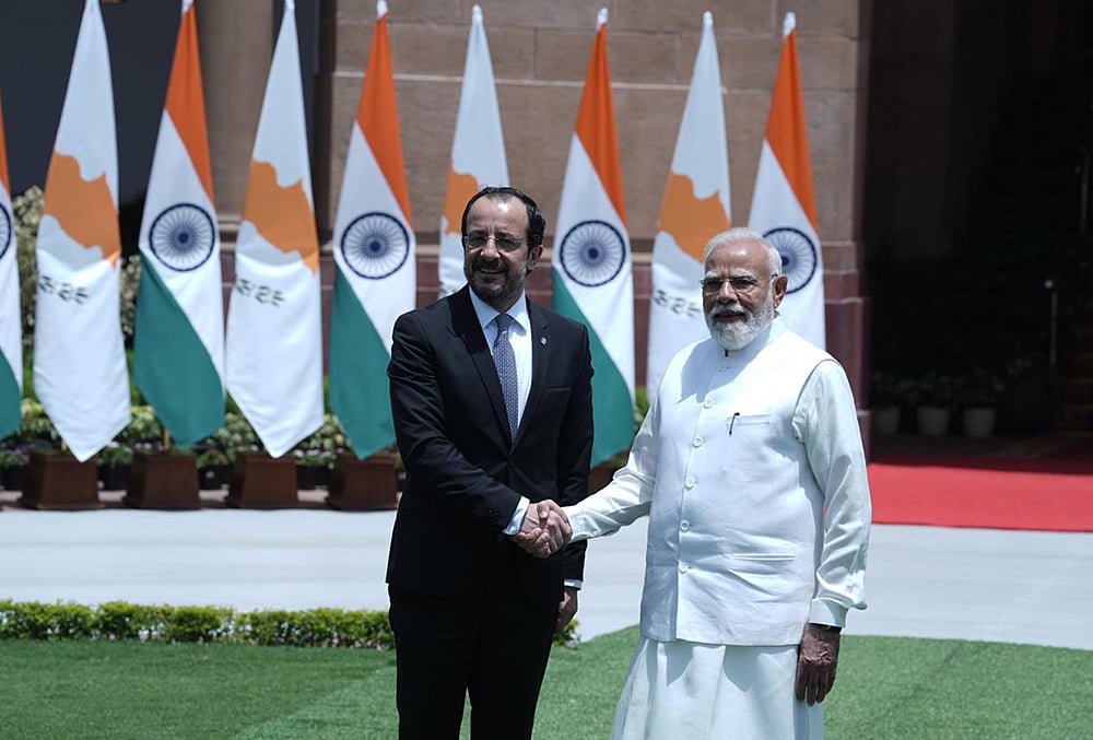 PM Modi meets Cypriot Prez Christodoulides