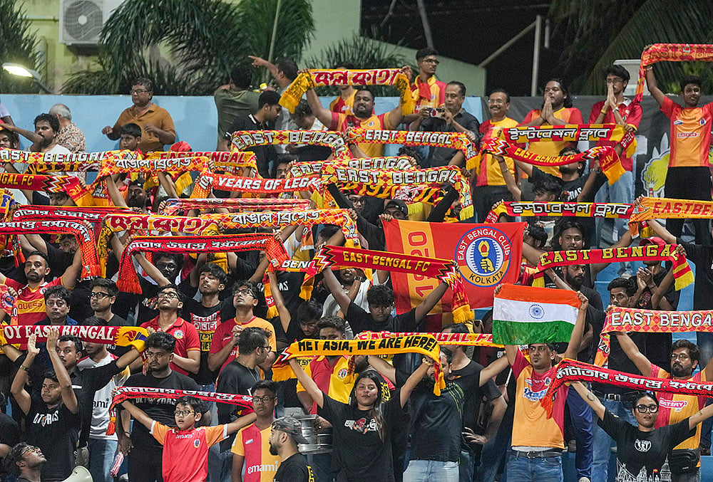 Inter Kashi Vs East Bengal Indian Super League fan celebration pictures