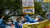 Nurses protesting, representational image.