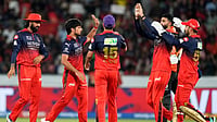 IPL 2026: RCB Confirm Table-Top Finish, Qualifier 1 Line-Up Decided AP/Mahesh Kumar A. : Royal Challengers Bengaluru's Rasikh Dar, second left, and others celebrate the wicket of Sunrisers Hyderabad's Travis Head during their Indian Premier League match in Hyderabad.