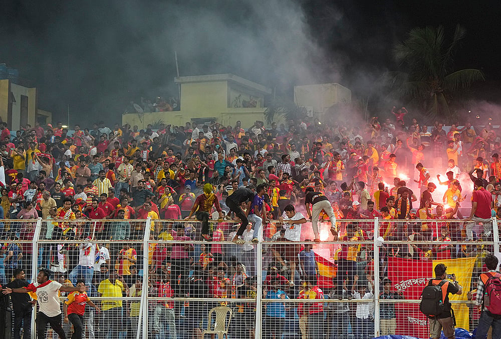 Inter Kashi Vs East Bengal Indian Super League fan celebration pictures