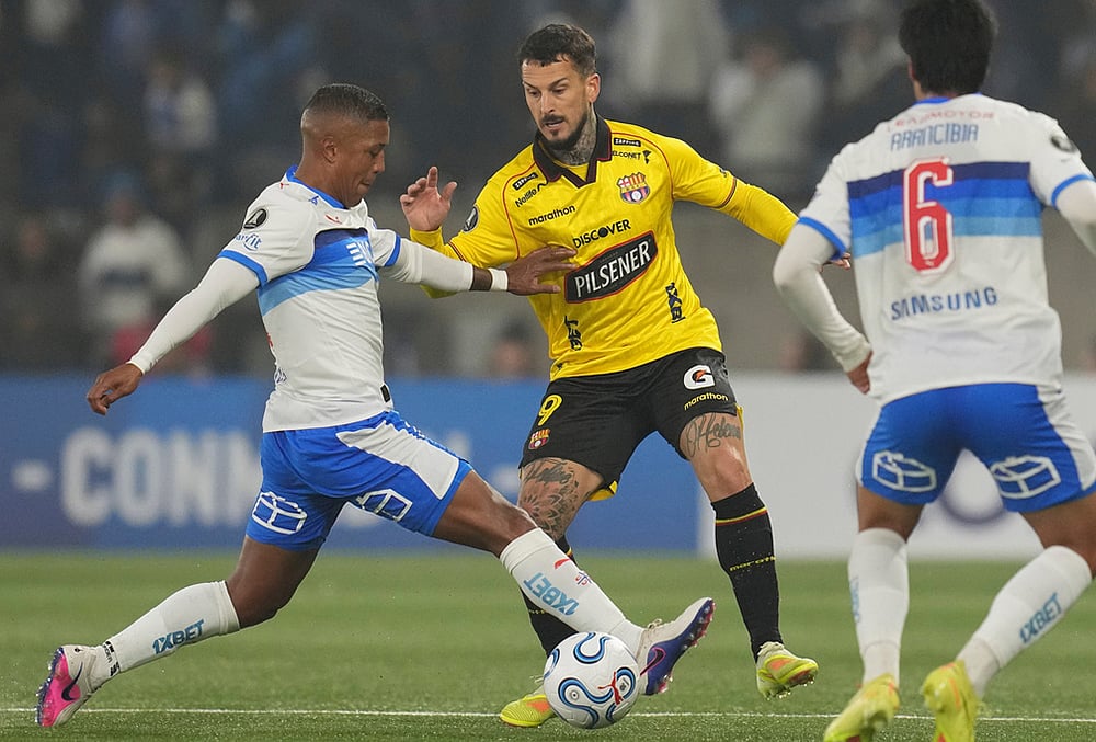 Universidad Catolica vs Barcelona SC Copa Libertadores match highlights-Jhojan Valencia