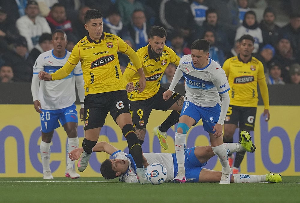 Universidad Catolica vs Barcelona SC Copa Libertadores match highlights-Justo Giani