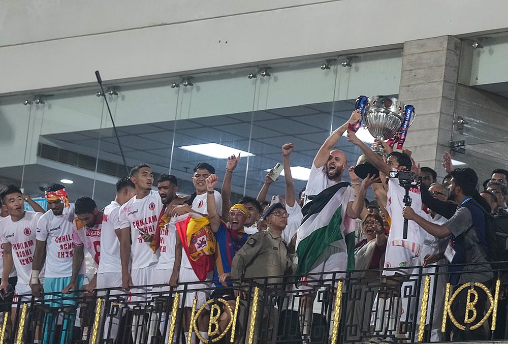 Inter Kashi Vs East Bengal Indian Super League fan celebration pictures