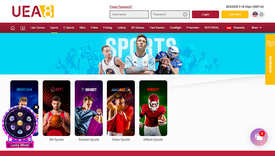 UEA8 website