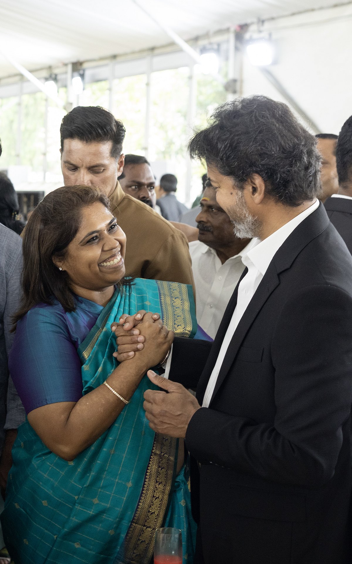 Dr. Mariazeena Johnson with CM C. Joseph Vijay.