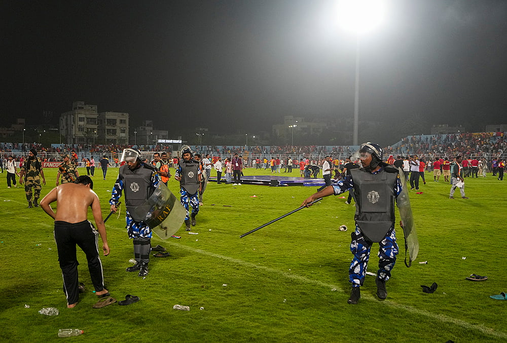Inter Kashi Vs East Bengal Indian Super League fan celebration pictures