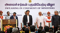 TN Cabinet Expansion: Shahjahan, Vanni Arasu Sworn in as Ministers | Photo: PTI : TN Cabinet expansion: Shahjahan, Vanni Arasu sworn in as ministers