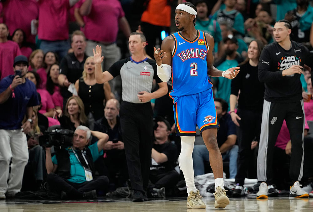 Spurs Vs Thunder Western Conference finals NBA basketball Game 3 highlights-Shai Gilgeous-Alexander