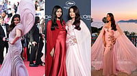 Cannes 2026|Aishwarya Rai's Second Look In Powder Pink Gown Wins Hearts Online X : Aishwarya Rai Cannes 2026 Second Look Stuns In Pink Gown