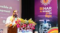 Patna Hosts Bihar’s First-Ever AI Summit x.com/samrat4bjp : Bihar's CM speaking at Bihar AI Summit