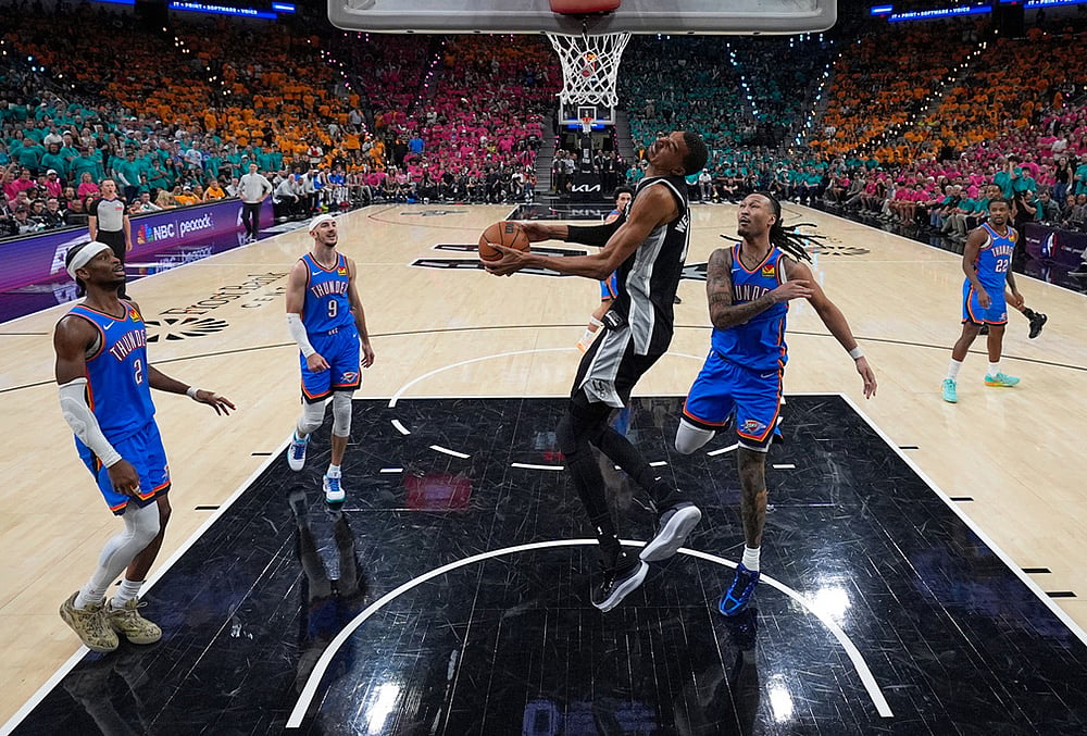 Spurs Vs Thunder Western Conference finals NBA basketball Game 3 highlights-Victor Wembanyama