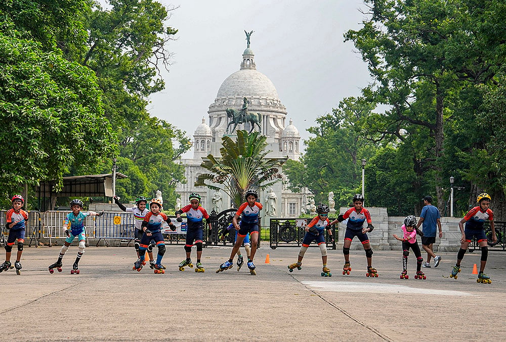 Skating session in Kolkata