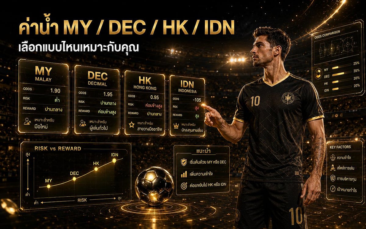 Football betting odds types comparison banner