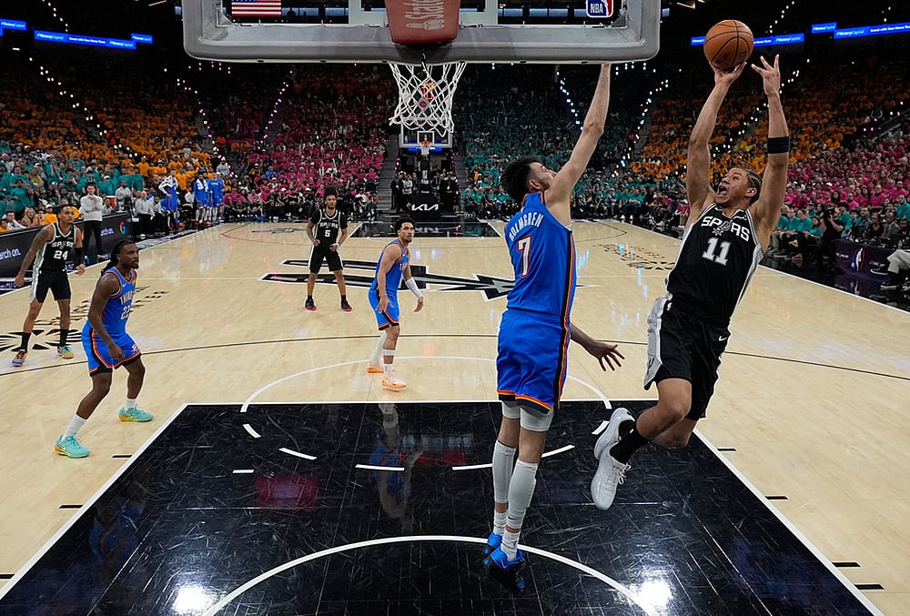 Spurs Vs Thunder Western Conference finals NBA basketball Game 3 highlights-Carter Bryant