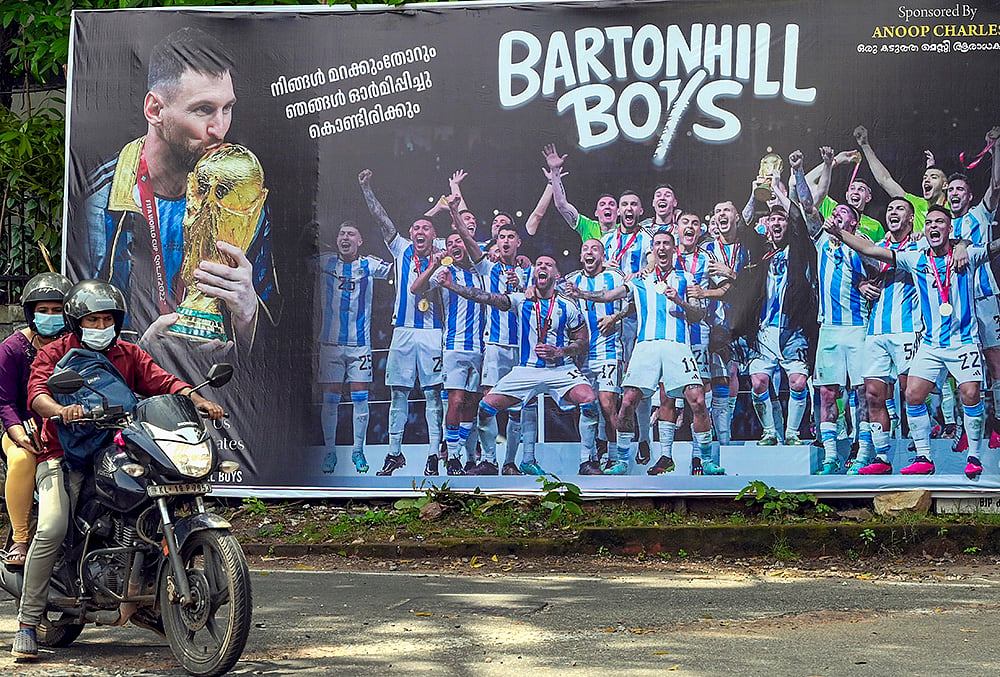 Posters placed ahead of FIFA World Cup 2026
