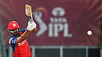 AP : Shreyas Iyer plays a shot during the Indian Premier League match between Lucknow Super Giants and Punjab Kings in Lucknow.