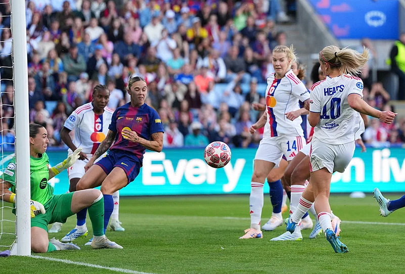 Barcelona vs Lyon Womens Champions League final highlights-Lindsey Heap