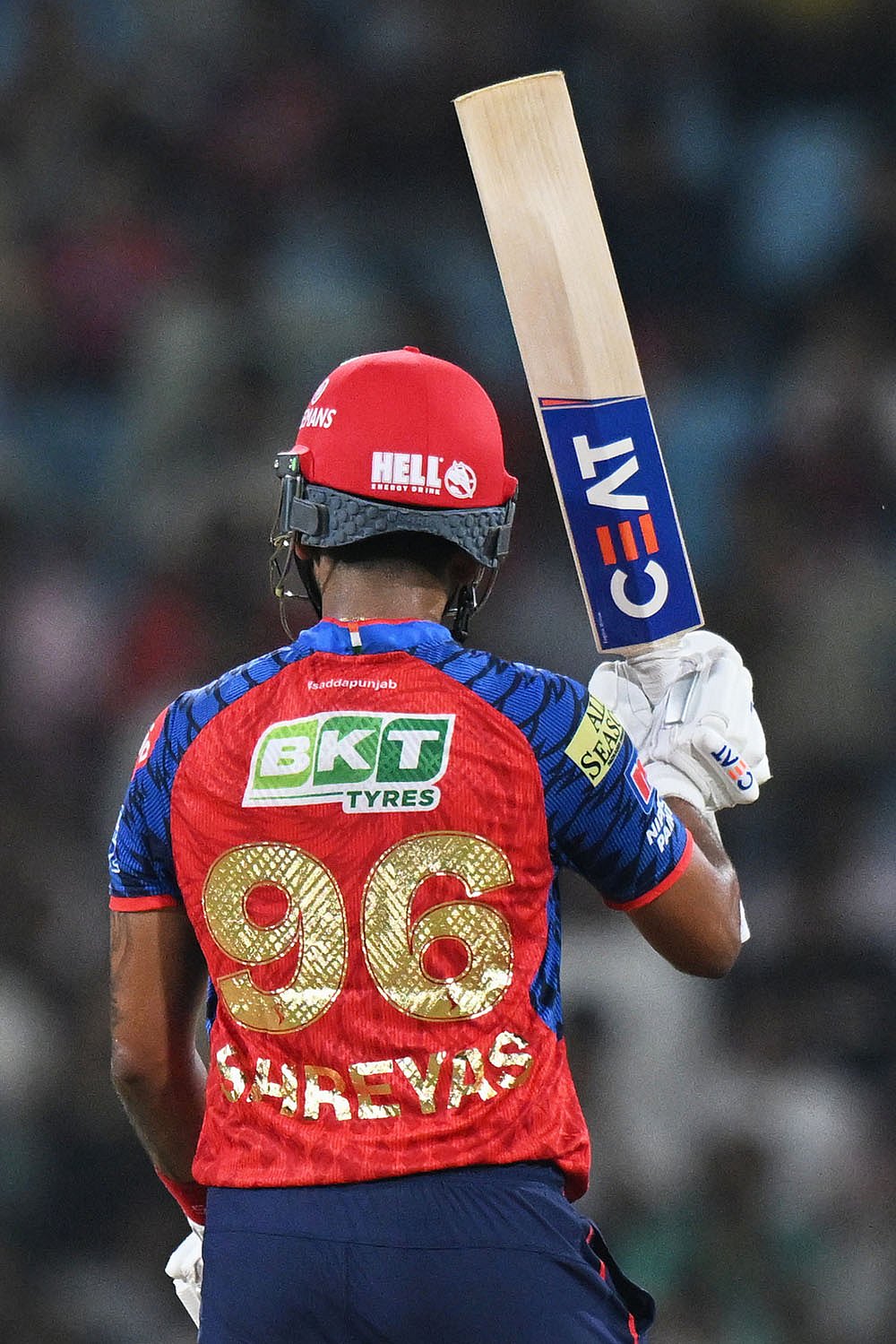 IPL 2026 LSG vs PBKS at Ekana Cricket Stadium-Shreyas Iyer celebrates his fifty runs