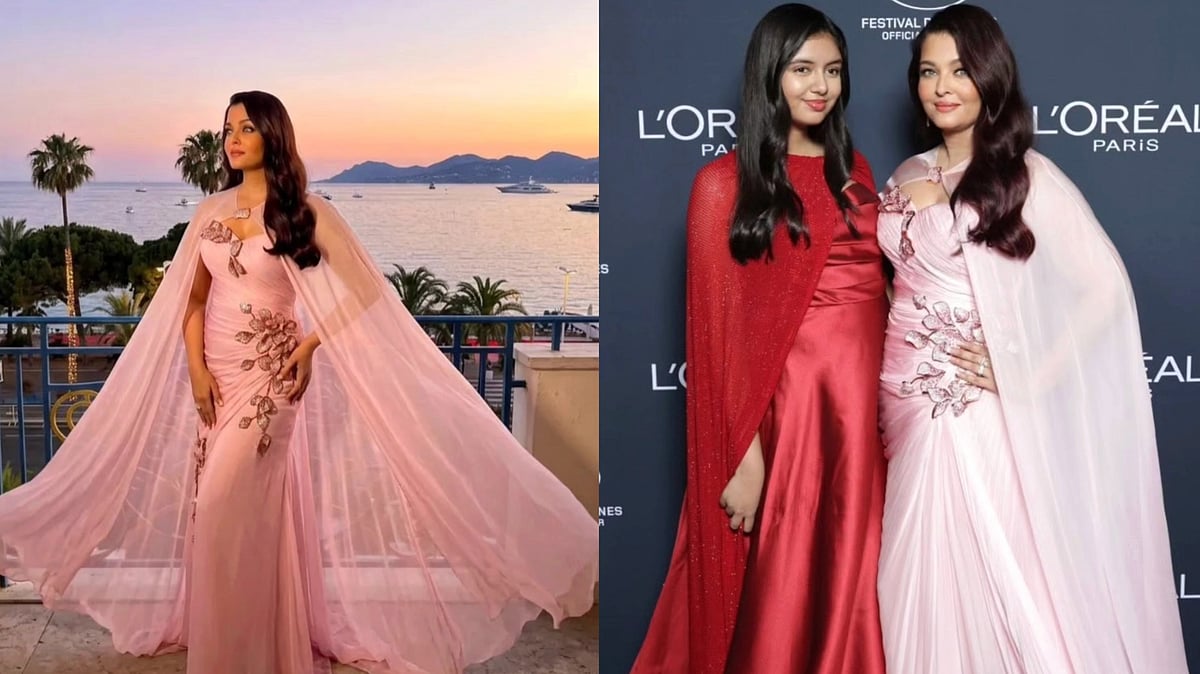 Aishwarya Rai Cannes 2026 Second Look Stuns In Pink Gown - X