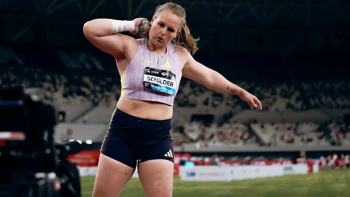 Jessica Schilder in action during the Diamond League leg in Shanghai/Keqiao on May 16, 2026. - | Photo: X/Diamond_League