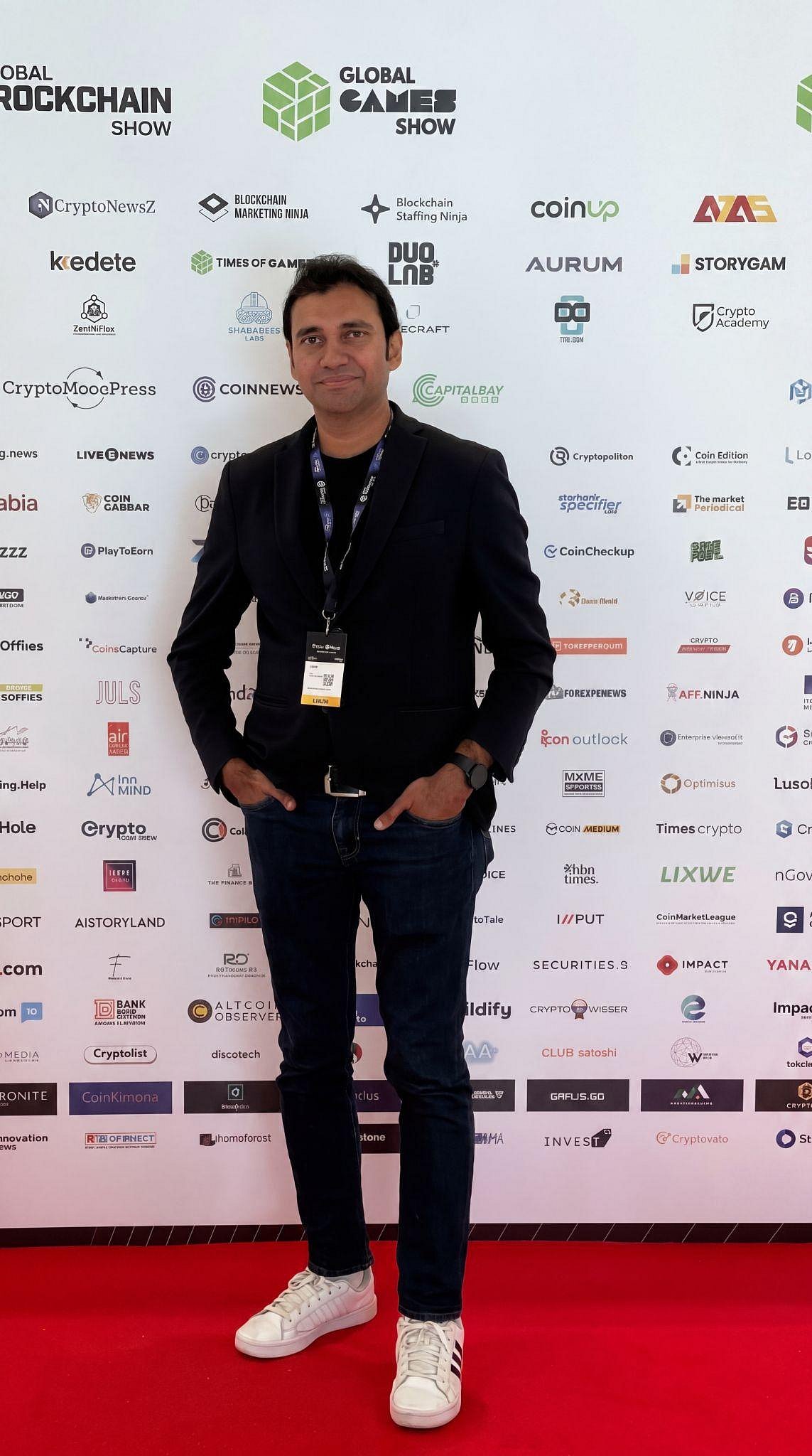 Mrityunjaya Jay Prajapati at Global Games Show