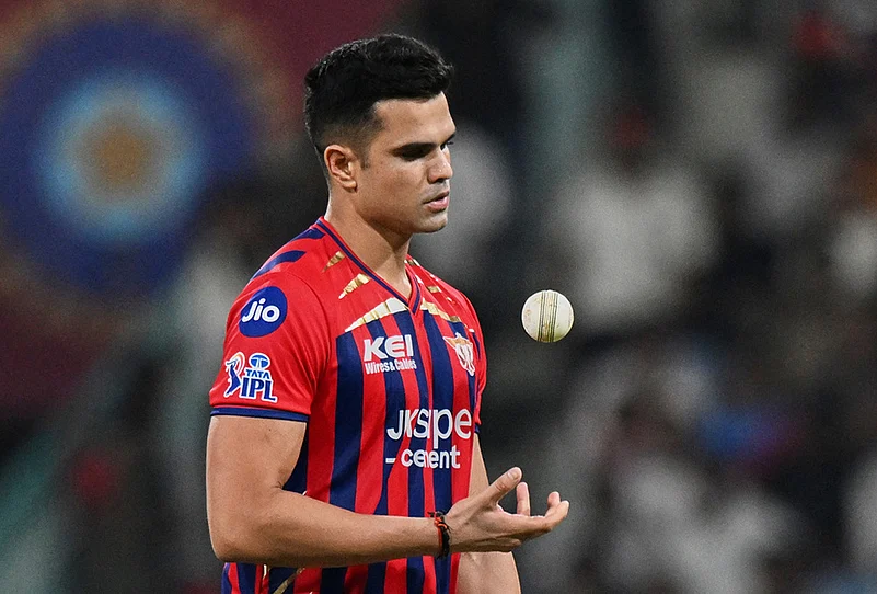 IPL 2026 LSG vs PBKS at Ekana Cricket Stadium-Arjun Tendulkar