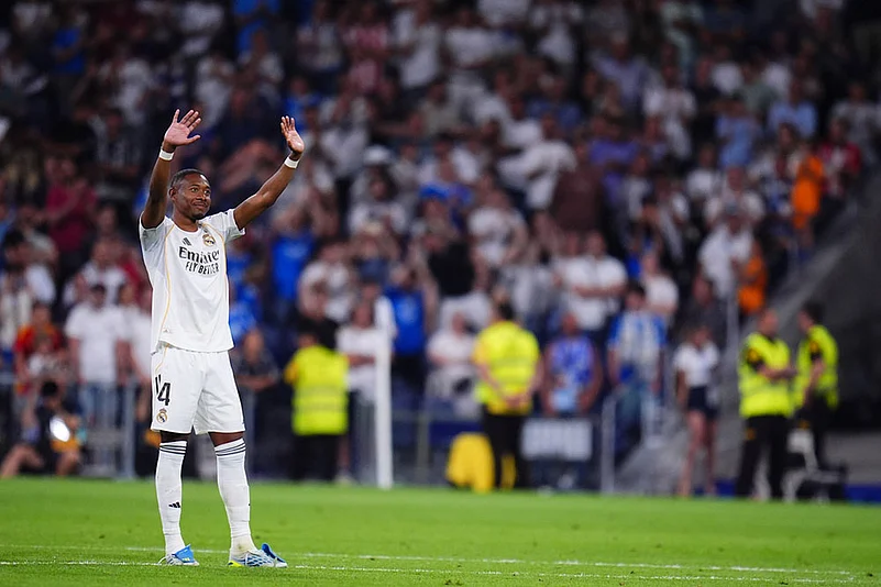 La Liga Soccer Match: Athletic Bilbao vs Real Madrid David Alaba