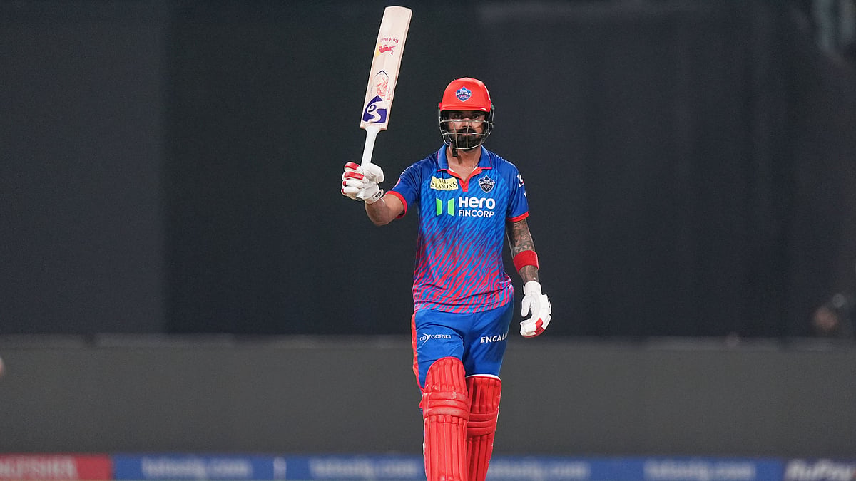 KL Rahul smashed a scintillating 25-ball half-century against KKR in match 70 of IPL 2026 at Eden Gardens. - X/IPL