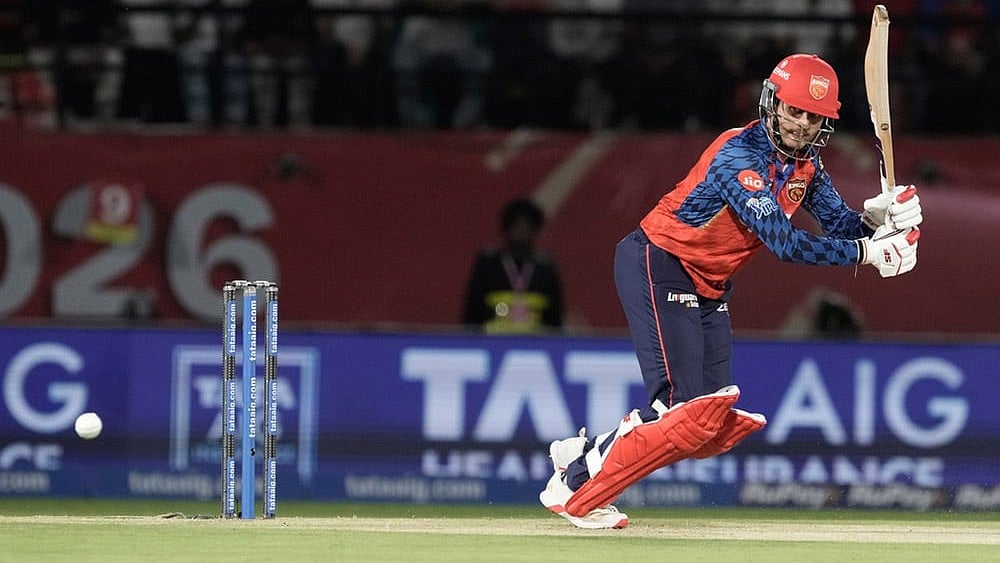 Punjab Kings' Priyansh Arya plays a shot during the Indian Premier League cricket match between Punjab Kings and Mumbai Indians in Dharamshala, India. - Photo: AP/Ashwini Bhatia