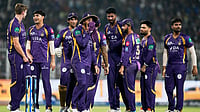 | Photo: AP/Bikas Das : Kolkata Knight Riders' Cameron Green, left, celebrates with teammates the wicket of Mumbai Indians' Naman Dhir during the Indian Premier League cricket match between Kolkata Knight Riders and Mumbai Indians, in Kolkata , India.