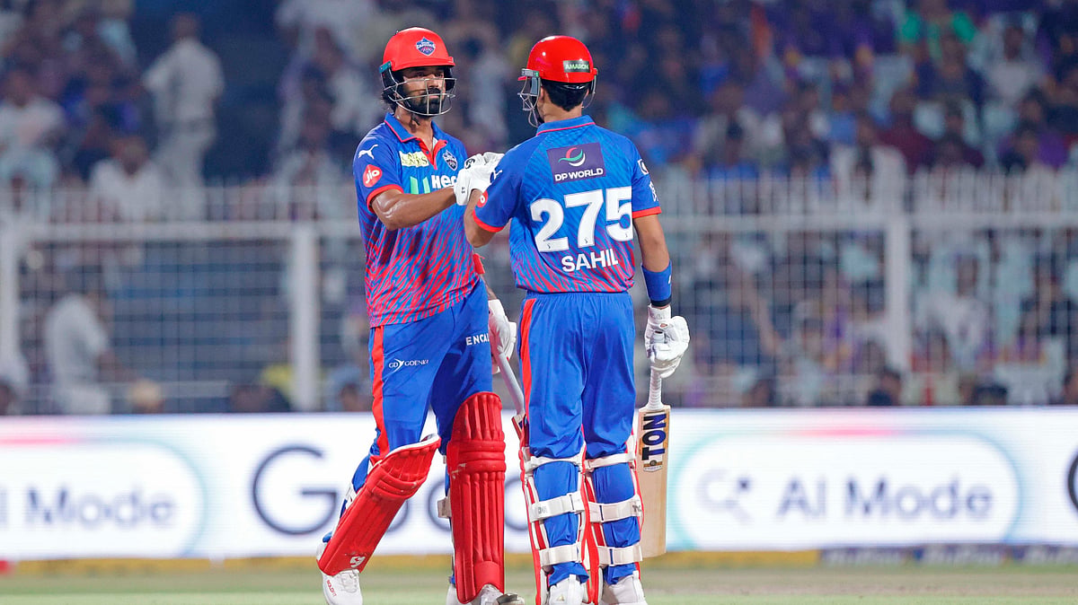 KL Rahul and Sahil Parek forge an unbeaten 30-run stand to give DC a good start against KKR in IPL 2026. - X/IPL