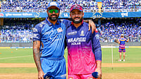 X/IPL : Mumbai Indians have won the toss and elected to field first against Rajasthan Royals at the Wankhede Stadium on Sunday, May 24.
