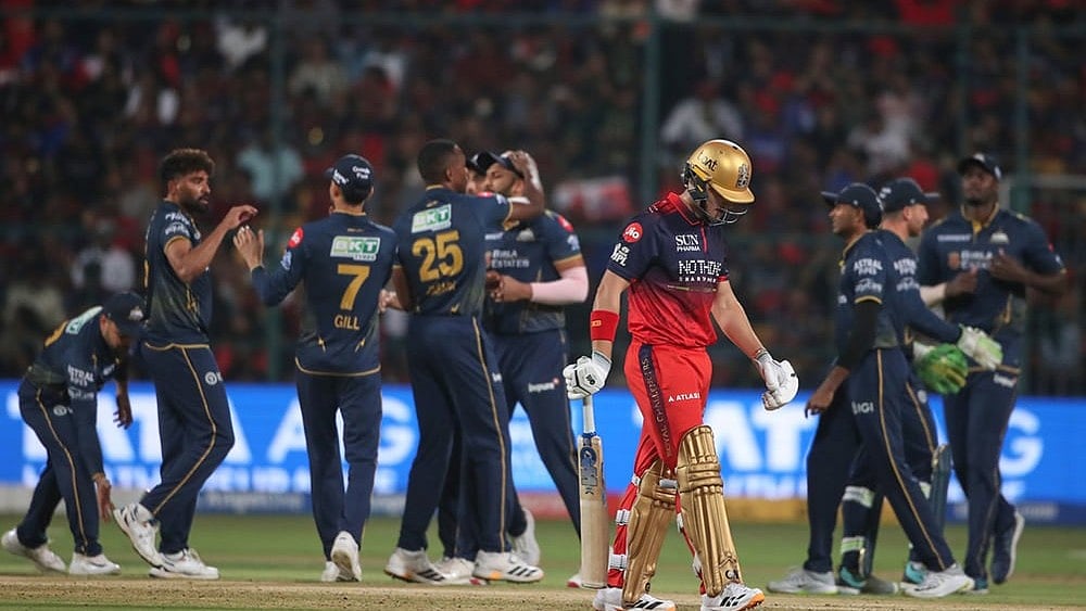 RCB will play GT in Qualifier 1 to kick off IPL 2026 playoffs in Dharamsala on Tuesday, May 26. - | Photo: AP