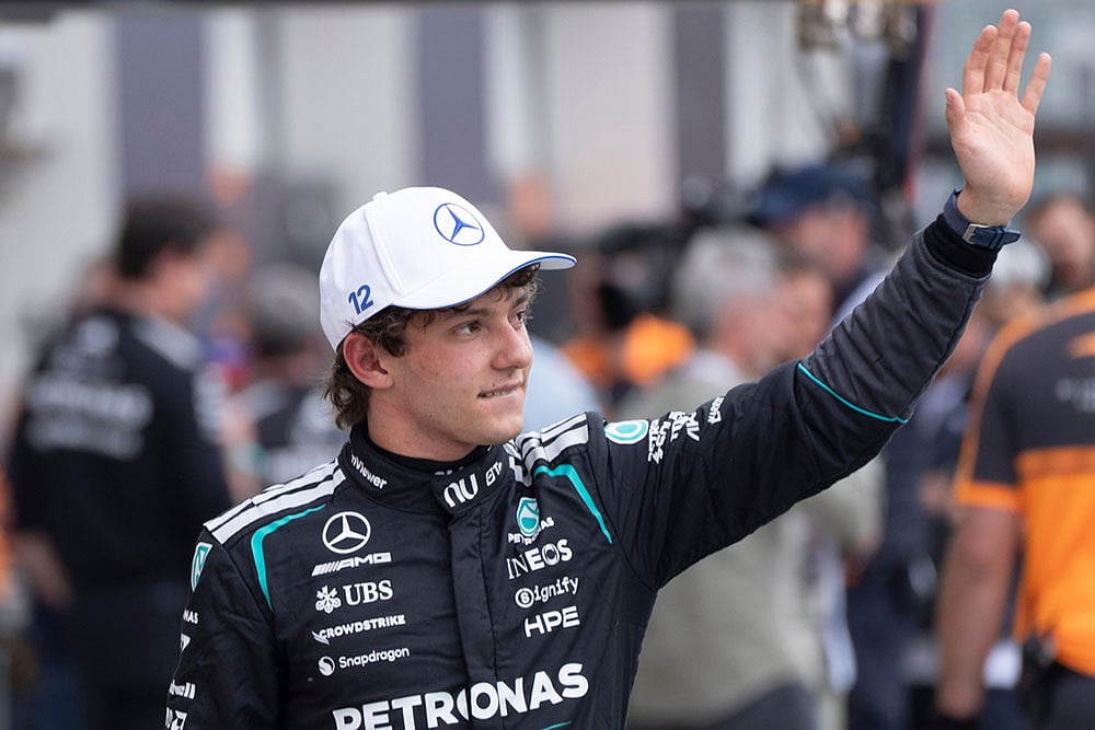 Mercedes driver Kimi Antonelli