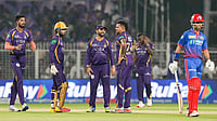 KKR Vs DC IPL Match Report: Who Won Yesterday In Indian Premier League 2026 Match 70 – Check Result | Photo: PTI/Manvender Vashist Lav : Kolkata Knight Riders' players celebrate the wicket of Delhi Capitals' Sahil Parakh during an Indian Premier League (IPL) 2026 T20 cricket match between Kolkata Knight Riders and Delhi Capitals, in Kolkata, West Bengal.