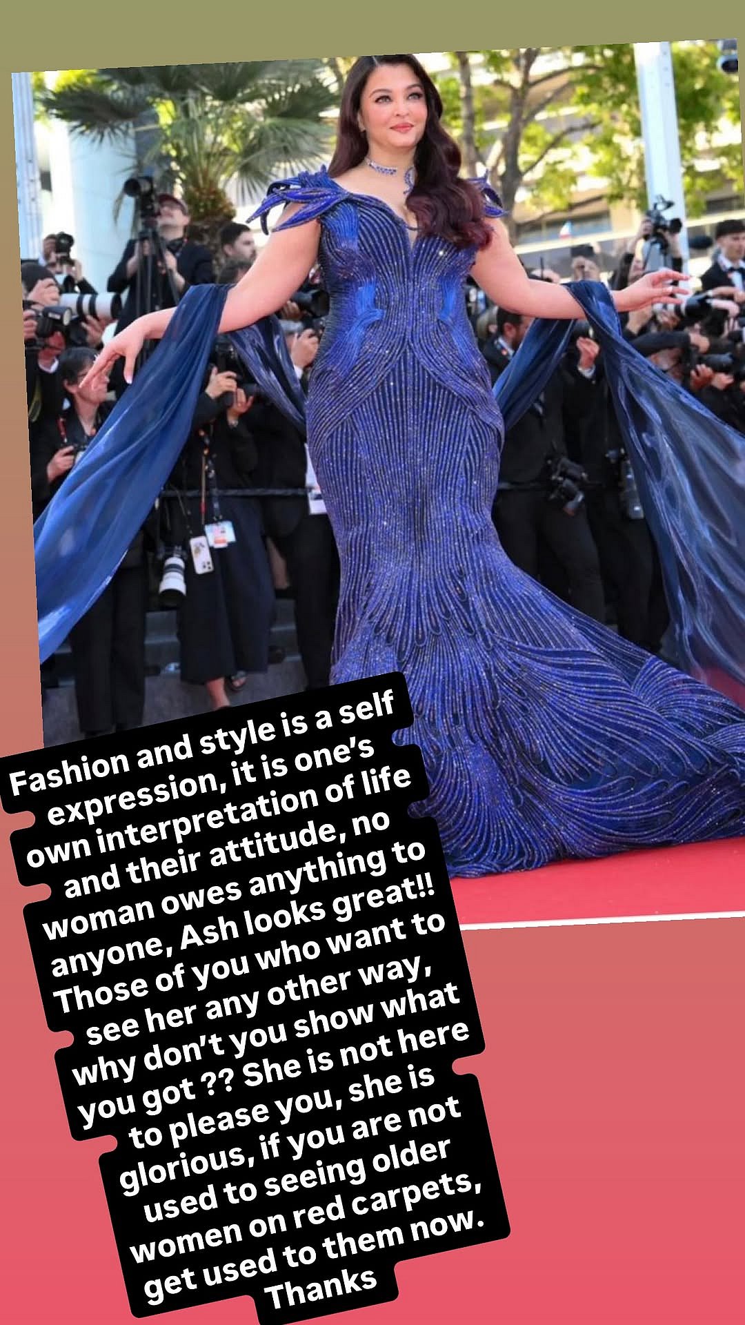 Kangana Ranaut supports Aishwarya Rais Cannes look