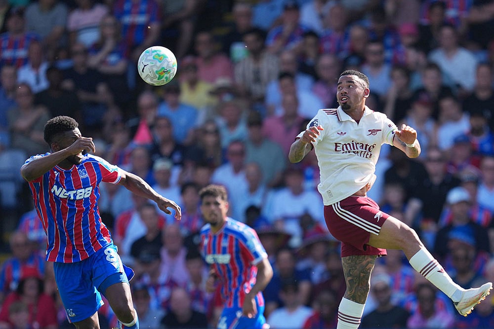 English Premier League Soccer Match: Arsenal vs Crystal Palace