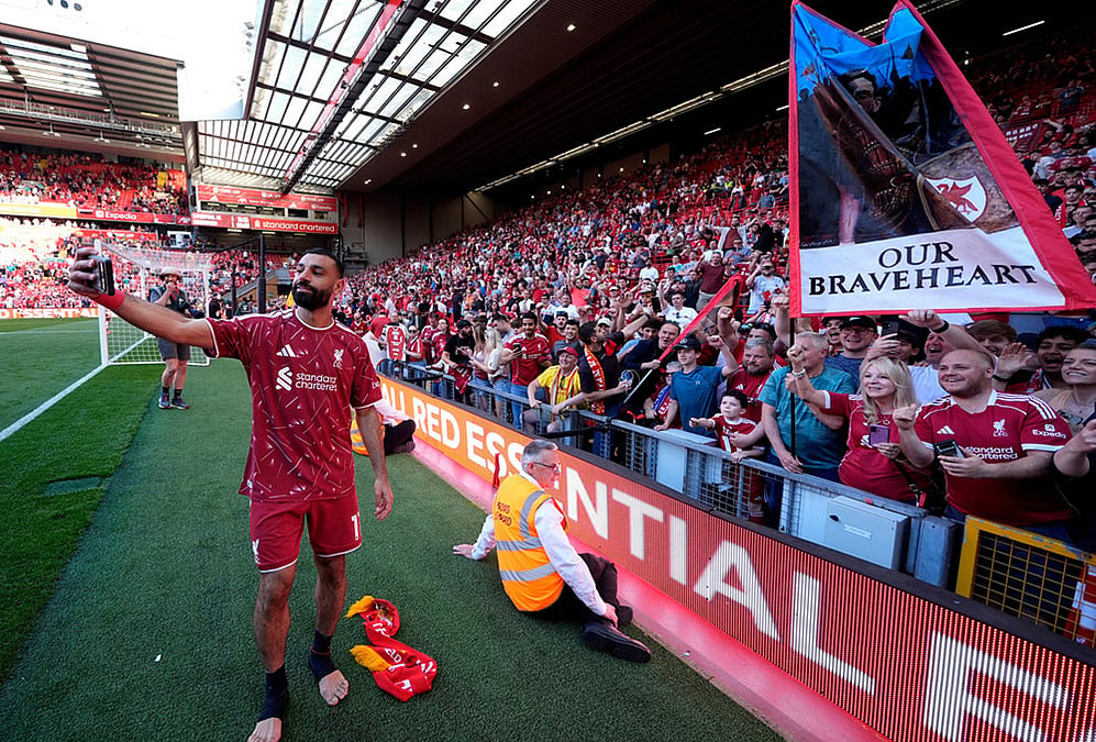 Mohamed Salah's Final Liverpool Game In Pics: Tears Flow As Anfield Bids Farewell To 'Egyptian King' | Outlook India