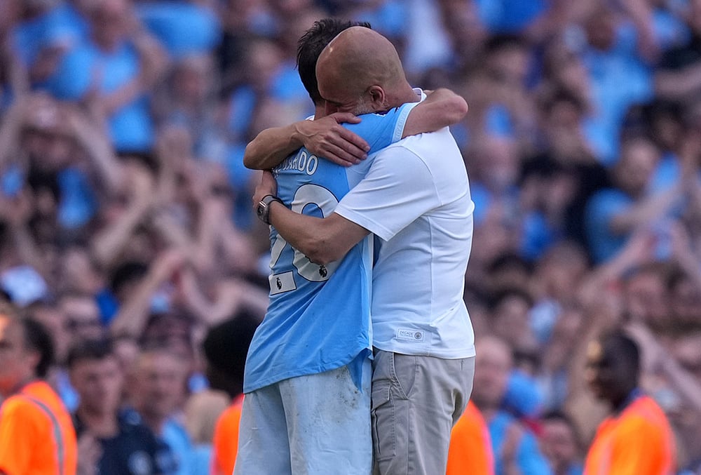 Man City vs Aston Villa EPL 2025-26 Pep Guardiola, Bernardo Silva farewell-Guardiola 