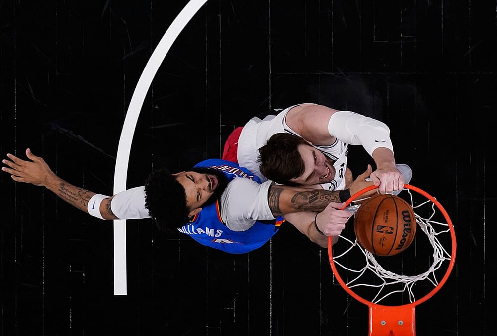 spurs vs thunder nba 2026 playoffs western conference finals game 4 highlights-Luke Kornet