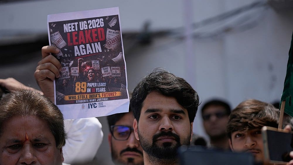 Maharashtra NEET Aspirant Dies by Suicide After Exam Cancellation, Family Alleges Stress Over Paper Leak Row - | Photo: AP/Channi Anand