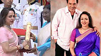 X : Hema Malini Receives Dharmendra’s Padma Vibhushan Honour