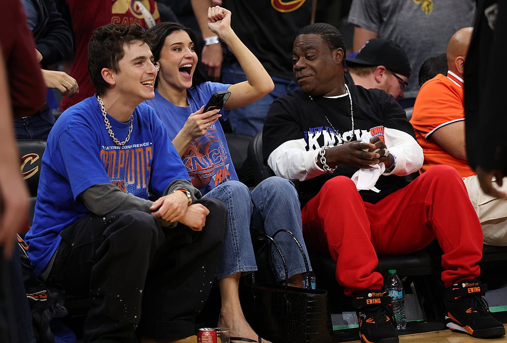 Cavaliers Vs Knicks NBA Eastern Conference Finals Game 4 highlights-Timothée Chalamet