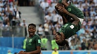 Nigeria Vs Zimbabwe LIVE Score, Unity Cup 2026: Super Eagles Face Warriors In Semifinal At The Valley NGSuperEagles/X : Nigeria footballers celebrating after scoring a goal.